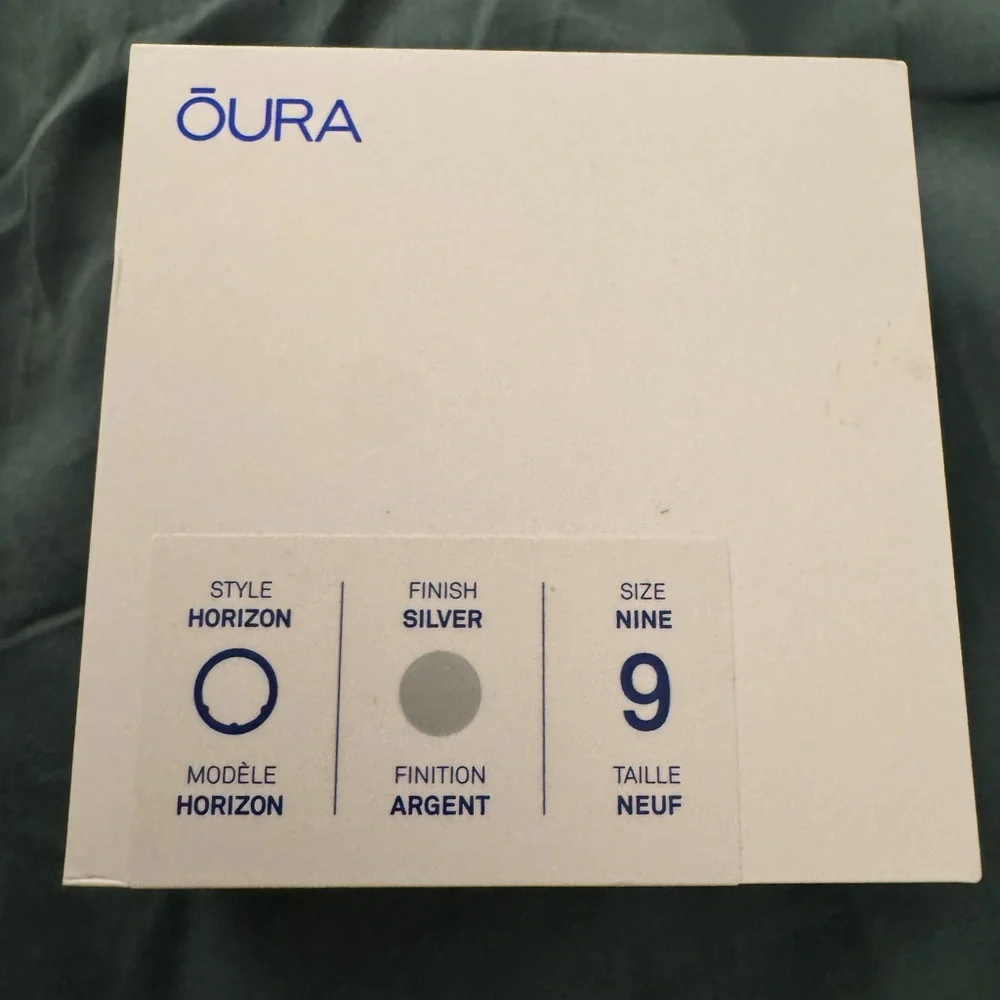 Oura Silver Wearable Ring